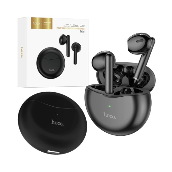 Auriculares True Inalámbricos Hoco EW14 Bluetooth V5.1 Negro